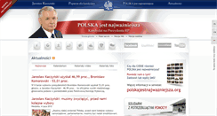 Desktop Screenshot of jaroslawkaczynski.info